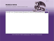 Tablet Screenshot of musicanova.seah.cz